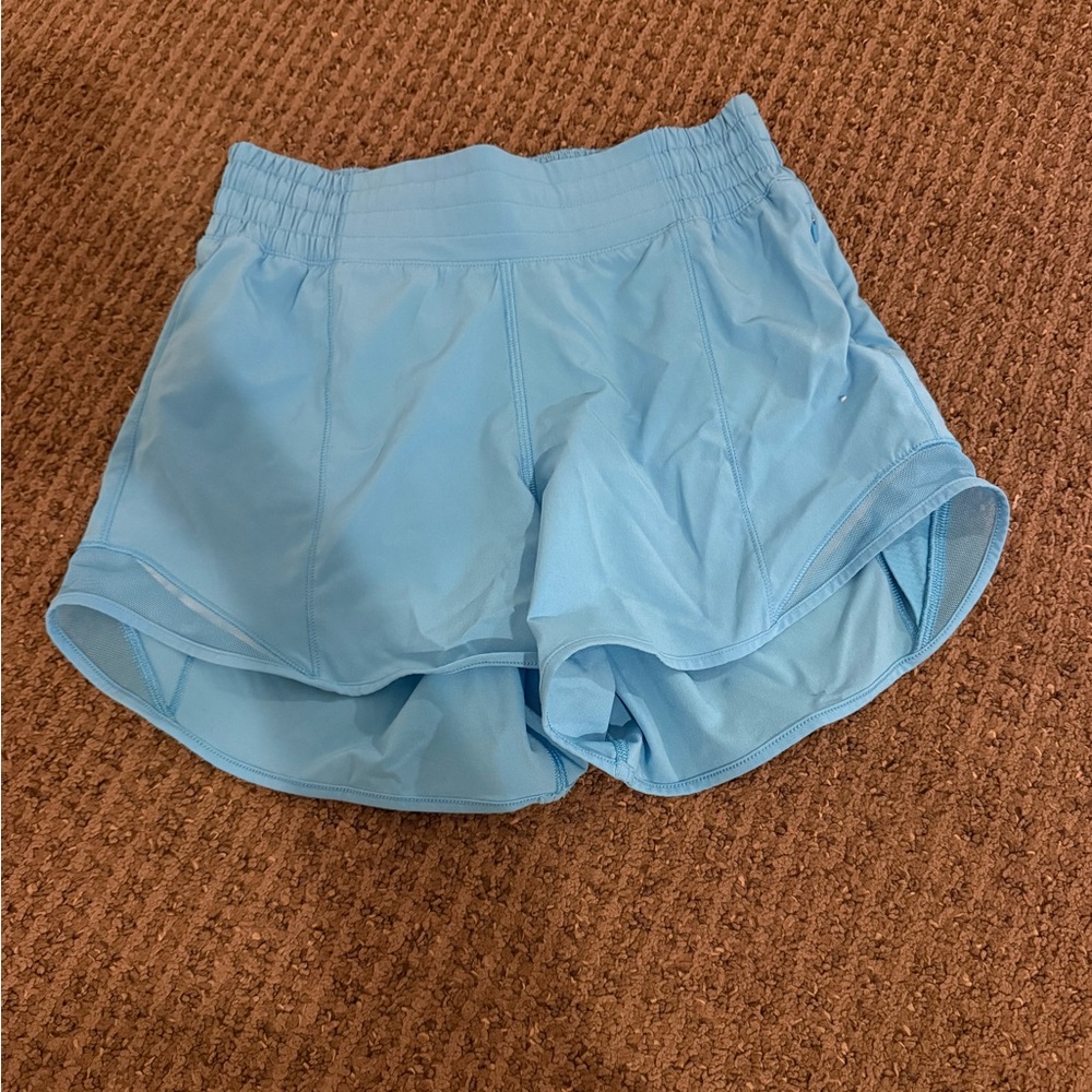 Lululemon Light Blue Shorts